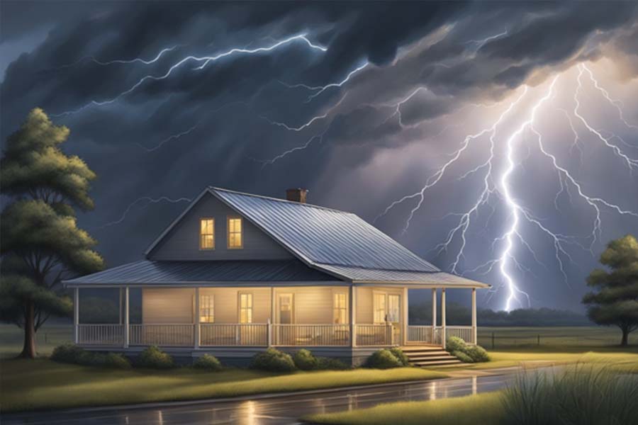 Debunking the Myth: Metal Roofs and Lightning